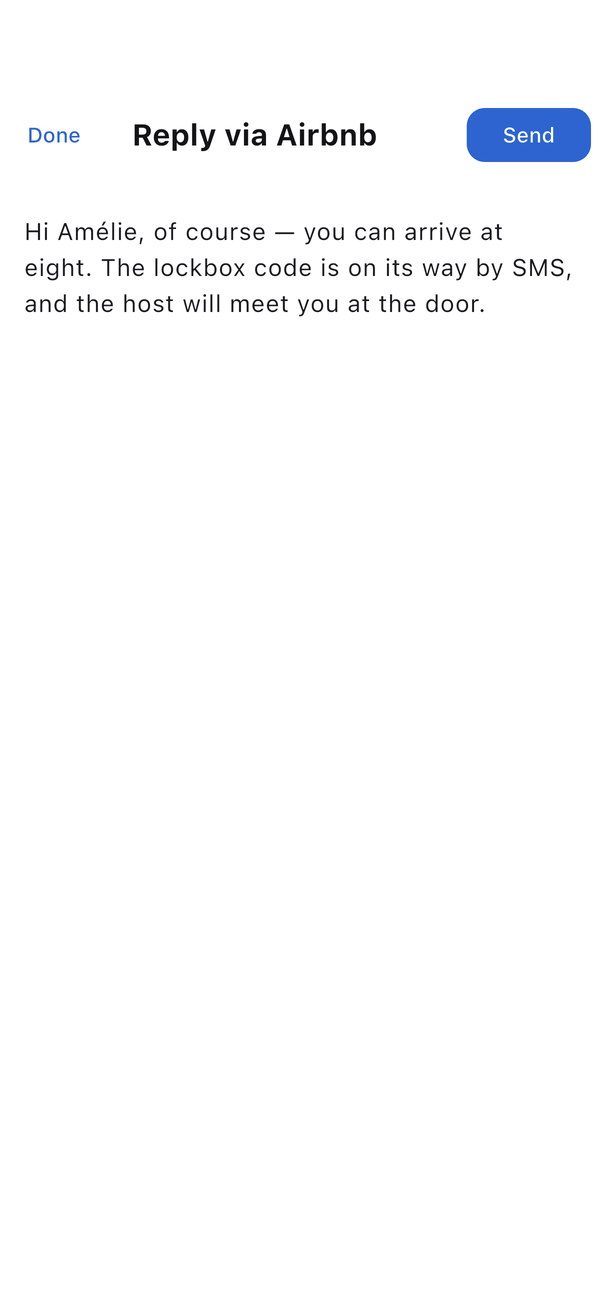 Long reply