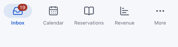 One stroke weight, outlined by default, filled only for the chosen tab