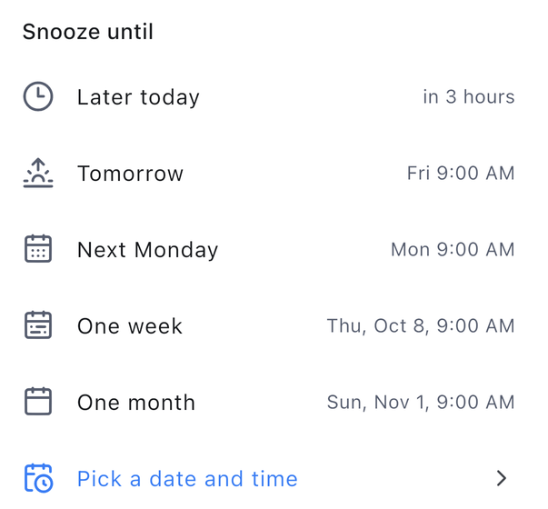 A moment: ready offers with when each lands, a custom one as a step